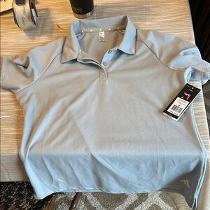 Men's Light Blue Performance Polo Shirt